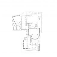 Second floor plan of the Geelong Arts Centre by ARM Architecture