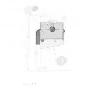 Plan drawing of home renovation in France by Atelier Delalande Tabourin