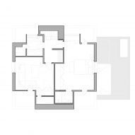 Second floor plan of a London home by Will Gamble Architects