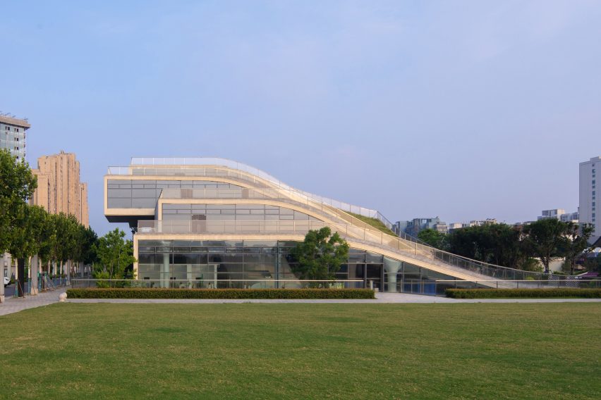 Exterior view of Nanchang OCT Contemporary Arts Centre in China