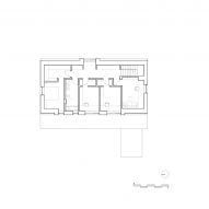 First floor plan of Family House Dolní Malá Úpa by Mar.s Architects