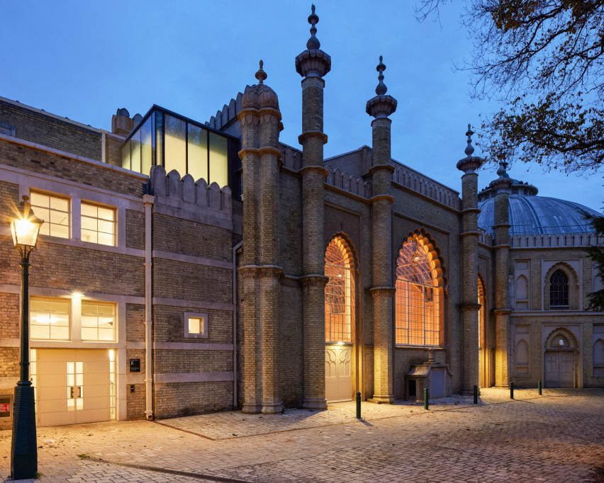 Exterior view of Brighton Dome Corn Exchange and Theatre refurbishment by FCBS