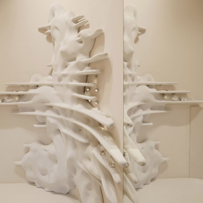 External Reference uses 3D printing to create organic displays for La Manso store in Barcelona