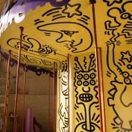 Keith Haring painting ferris wheel