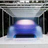 Marjan van Aubel creates illuminated installation in Miami using photovoltaic panels