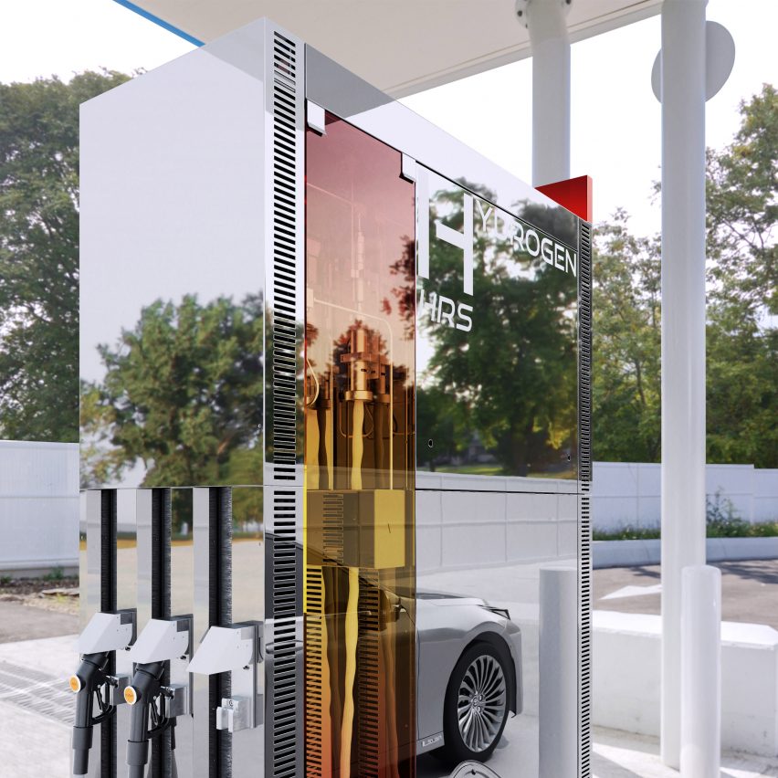 HRS hydrogen station by Philippe Starck