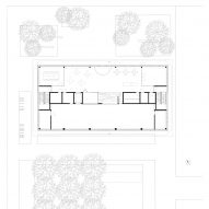 Ground floor plan of Texoversum by Allmannwappner and Menges Scheffler Architeckten