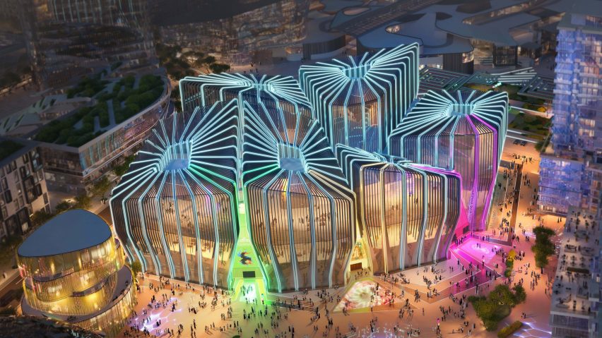 Populous designs proposal for gaming arena in Qiddiya City