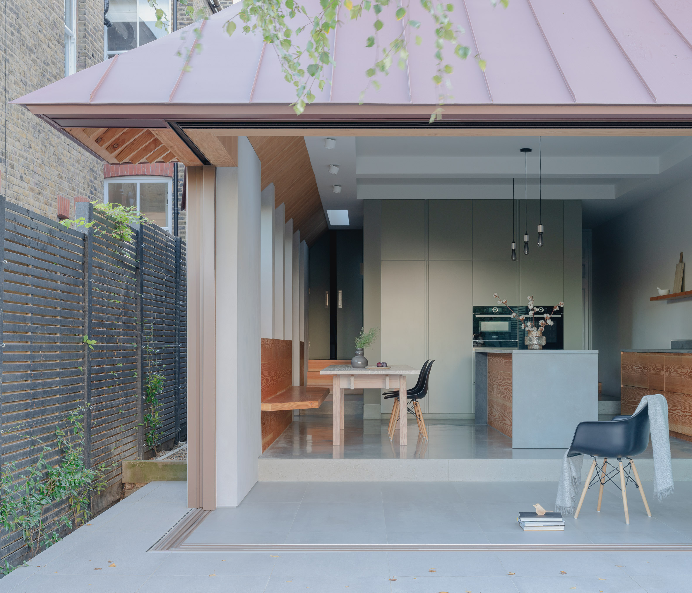 Proctor & Shaw design London home extension with zinc roof