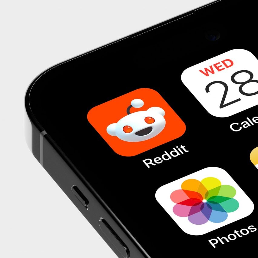 orange app on an iphone