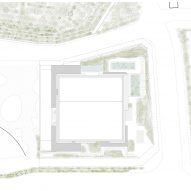 Roof plan of Seoripul Open Art Storage by Herzog & de Meuron