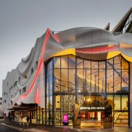 ARM Architecture covers Geelong Arts Centre in swooping concrete curtains