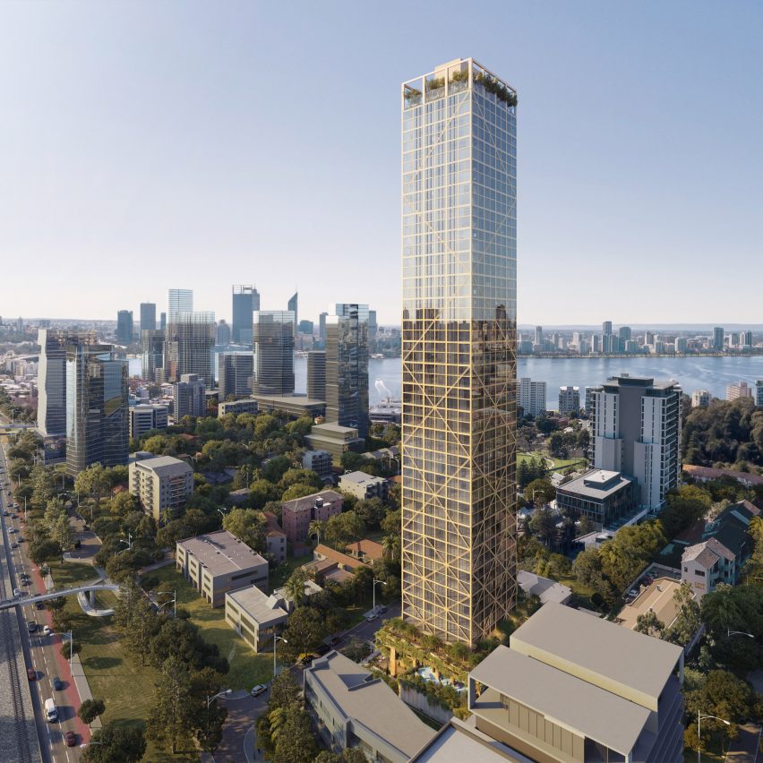C6 mass timber residential tower by Fraser & Partners