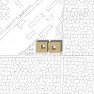 Site plan of EAM Assisted Living Facility in Paris by Vallet de Martinis Architectes