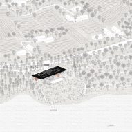 Site drawing of SuoiHai Villa in rural Vietnam by APDI Architects