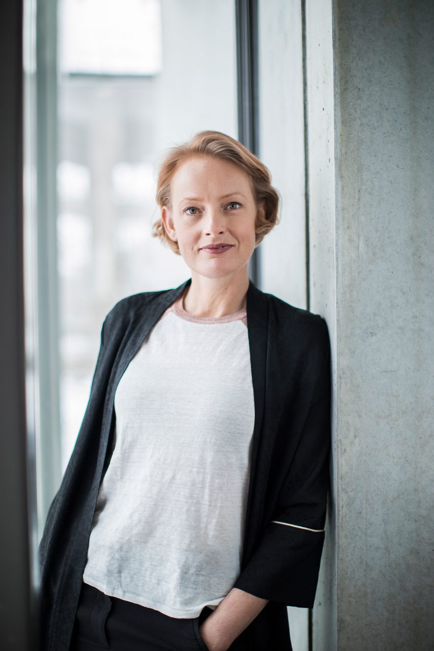 Portrait of White Arkitekter CEO Alexandra Hagen. Photo by Camilla Svensk