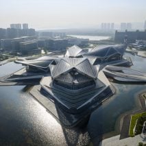 Zhuhai Jinwan Civic Art Centre by Zaha Hadid Architects