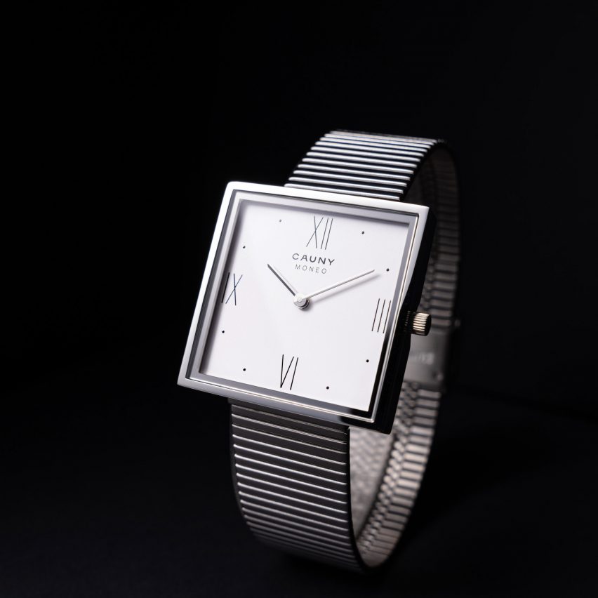 Cauny watch in Moneo Silver 