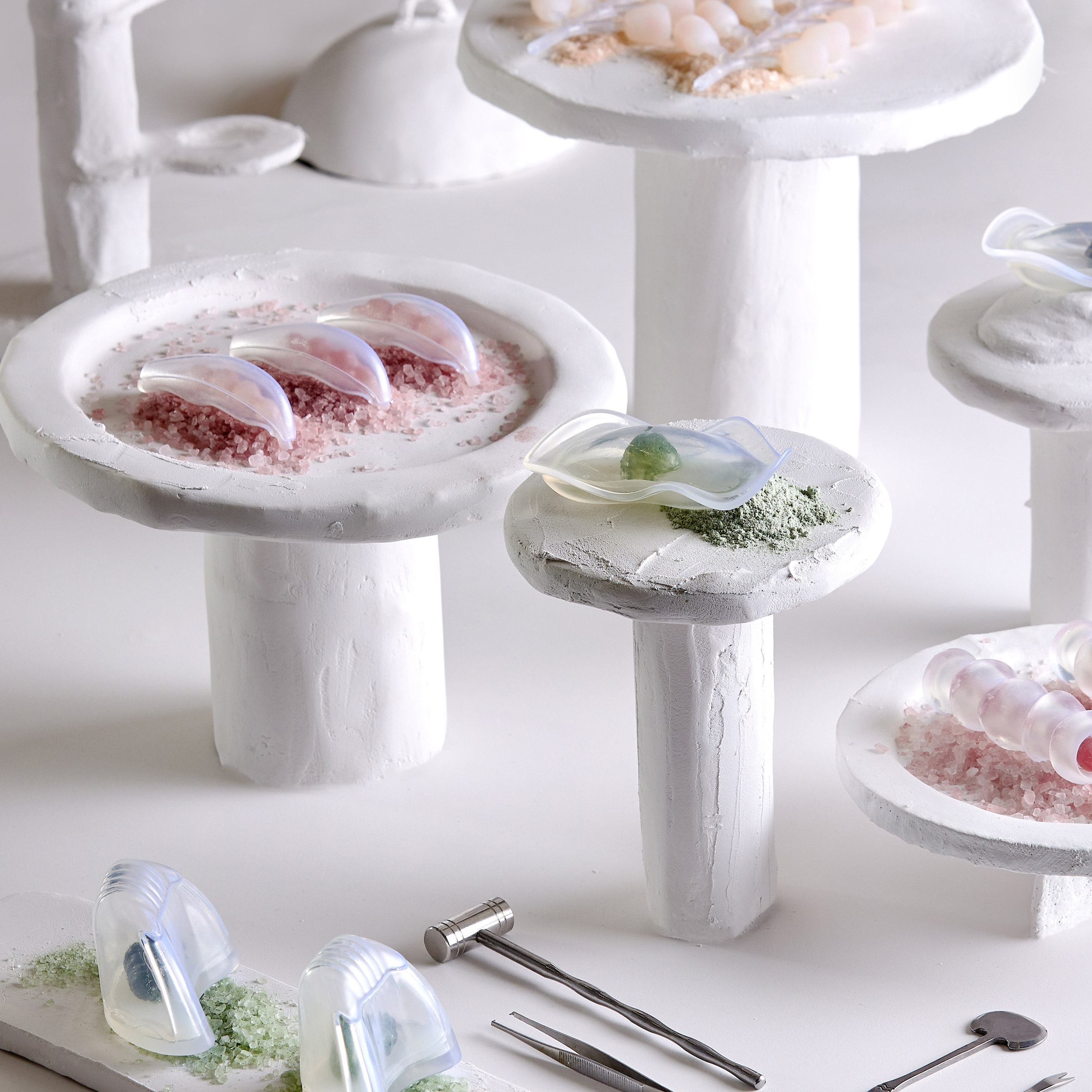 Conceptual design project featuring materials that resemble sushi