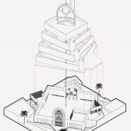 Architectural diagram of the Mamluki Lancet Mosque