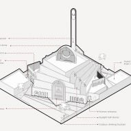 Architectural diagram of the Mamluki Lancet Mosque
