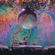 BIG designs stage set with inflatable orb for WhoMadeWho's world tour