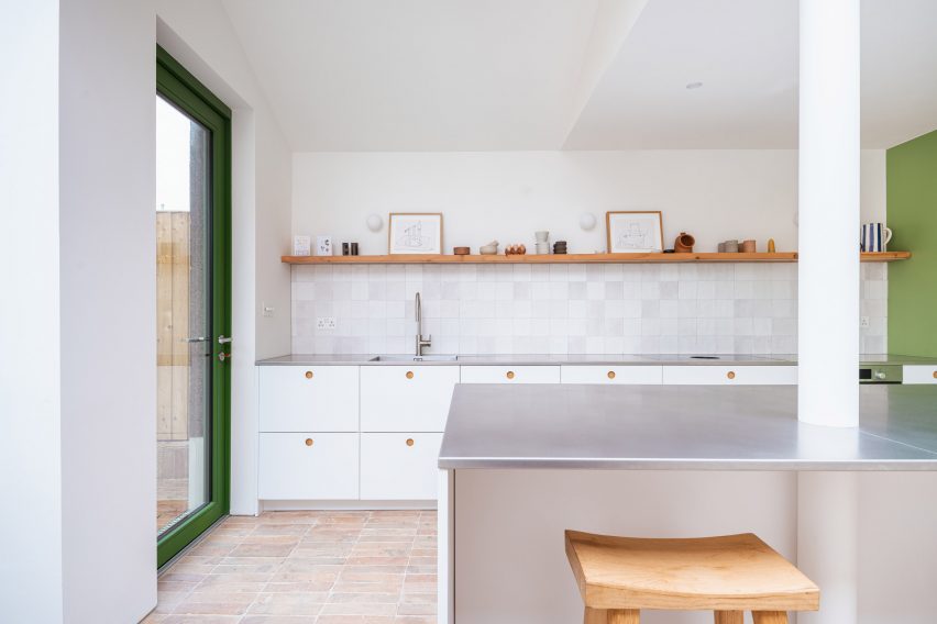 Kitchen of Camberwell Cork House by Delve Architects