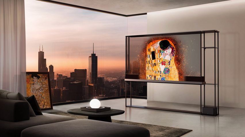 Transparent TV screen by LG