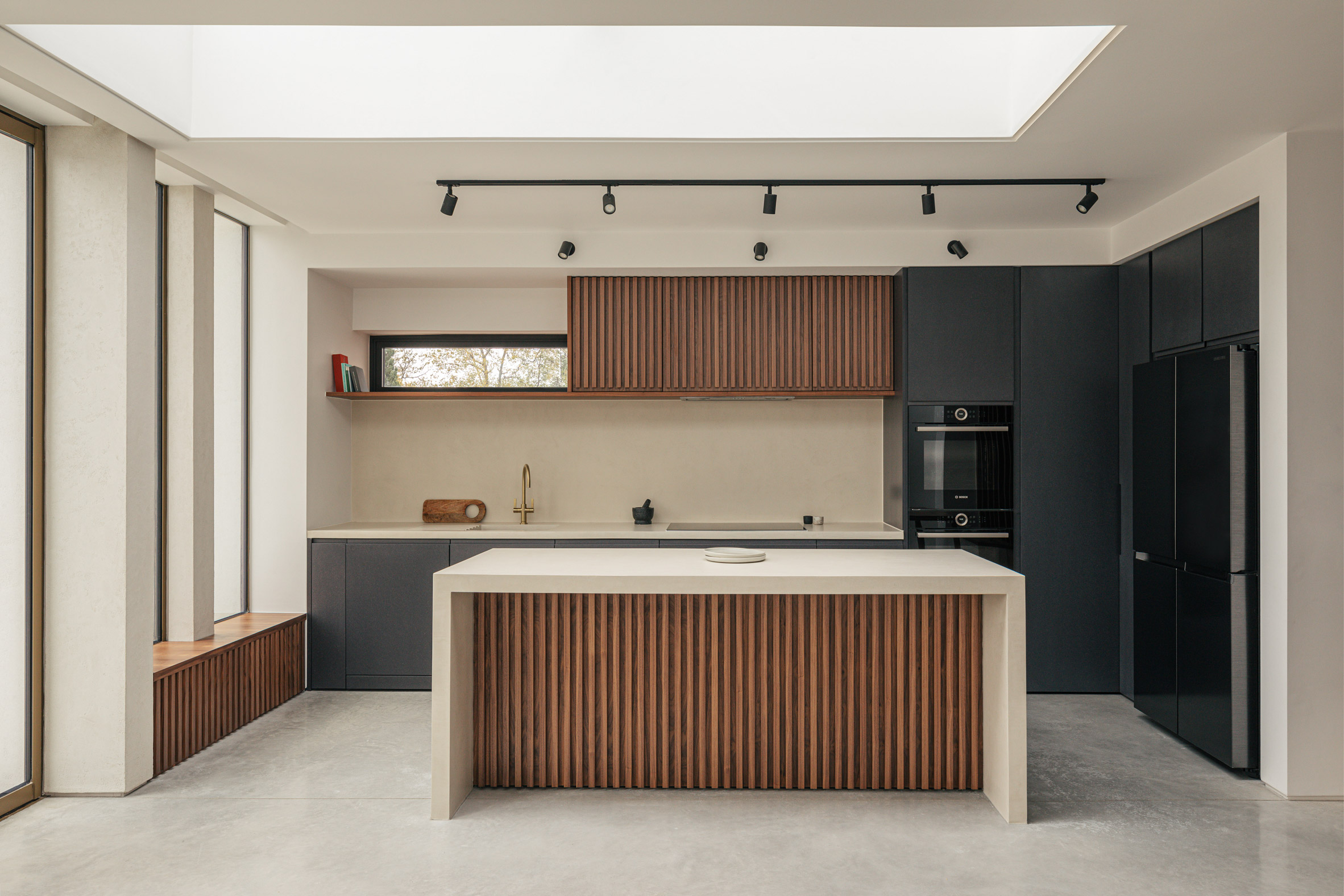Kitchen in Colonnade by Will Gamble Architects in Croydon, London