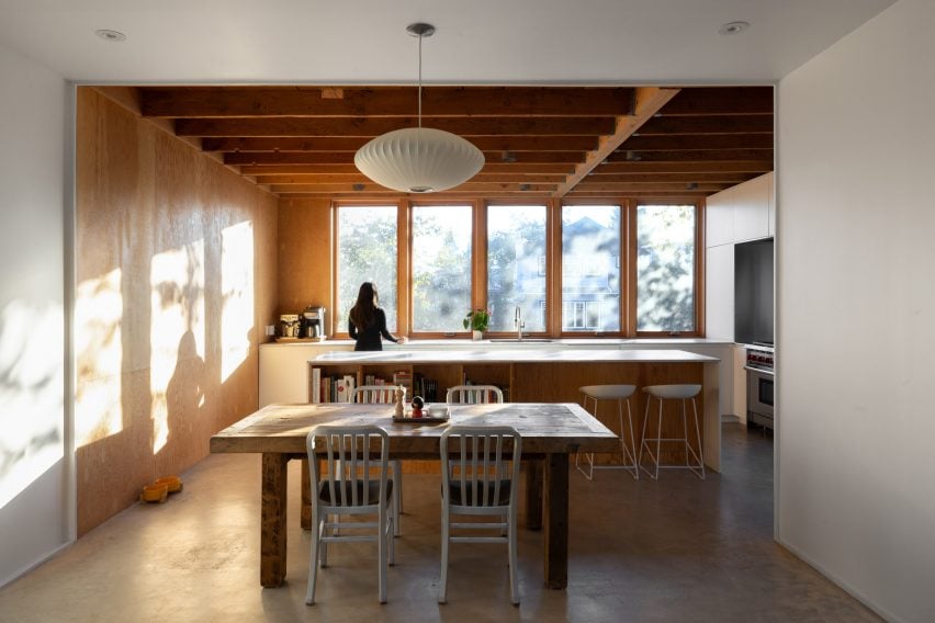 Kitchen with timber accents within ،me renovation