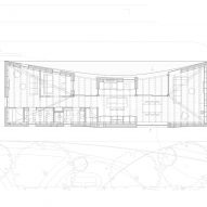Floor plan of the Arc Polo Farm clubhouse by DROO