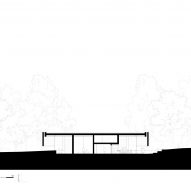 Section AA of visitor centre by Kaan Architecten