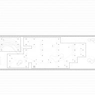 Floor plan of the Cheung Sha Wan Pier Canopy by New Office Works