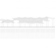 Elevation of the Cheung Sha Wan Pier Canopy by New Office Works