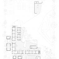 Ground floor plan of Talaricheruvu Rural School in India by CollectiveProject