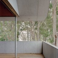 Exterior deck of Mossy Point in New South Wales