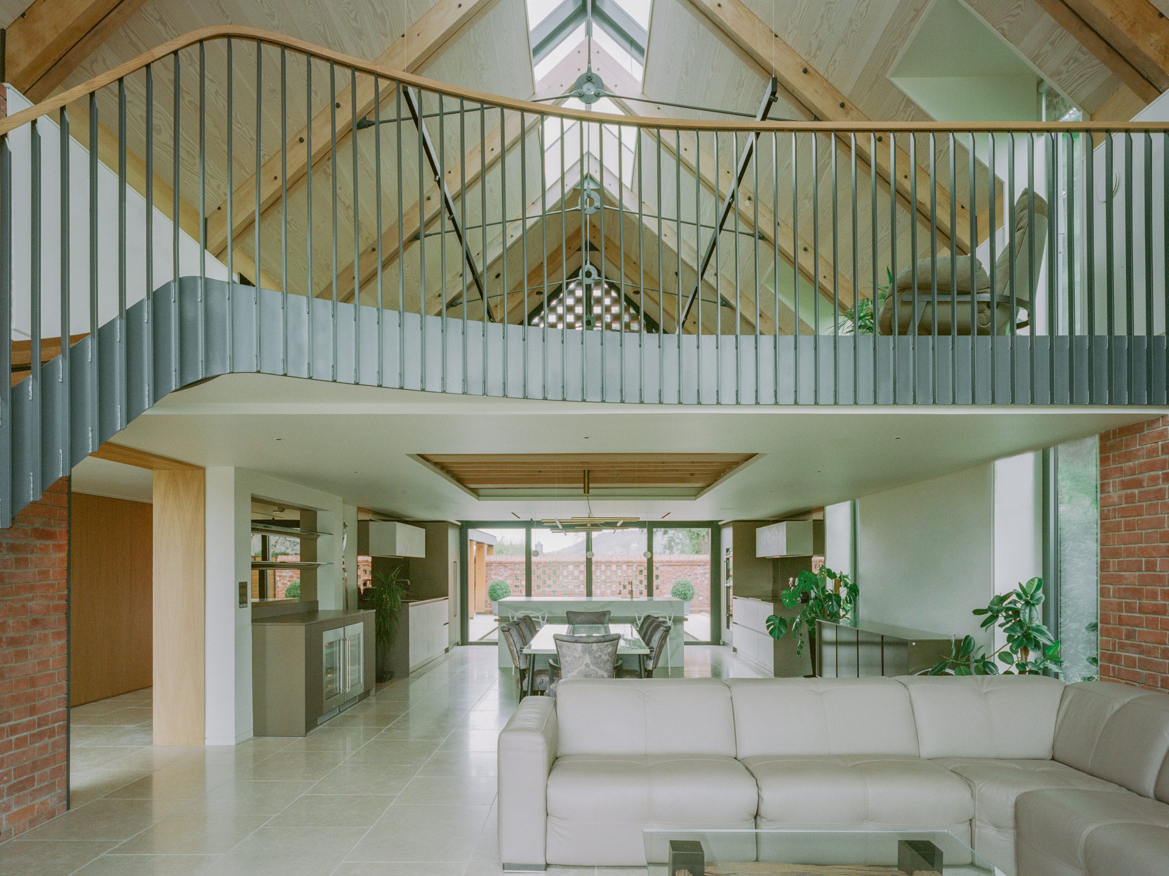 Mezzanine inside Lowater in Marlow, UK by Fletcher Crane Architects