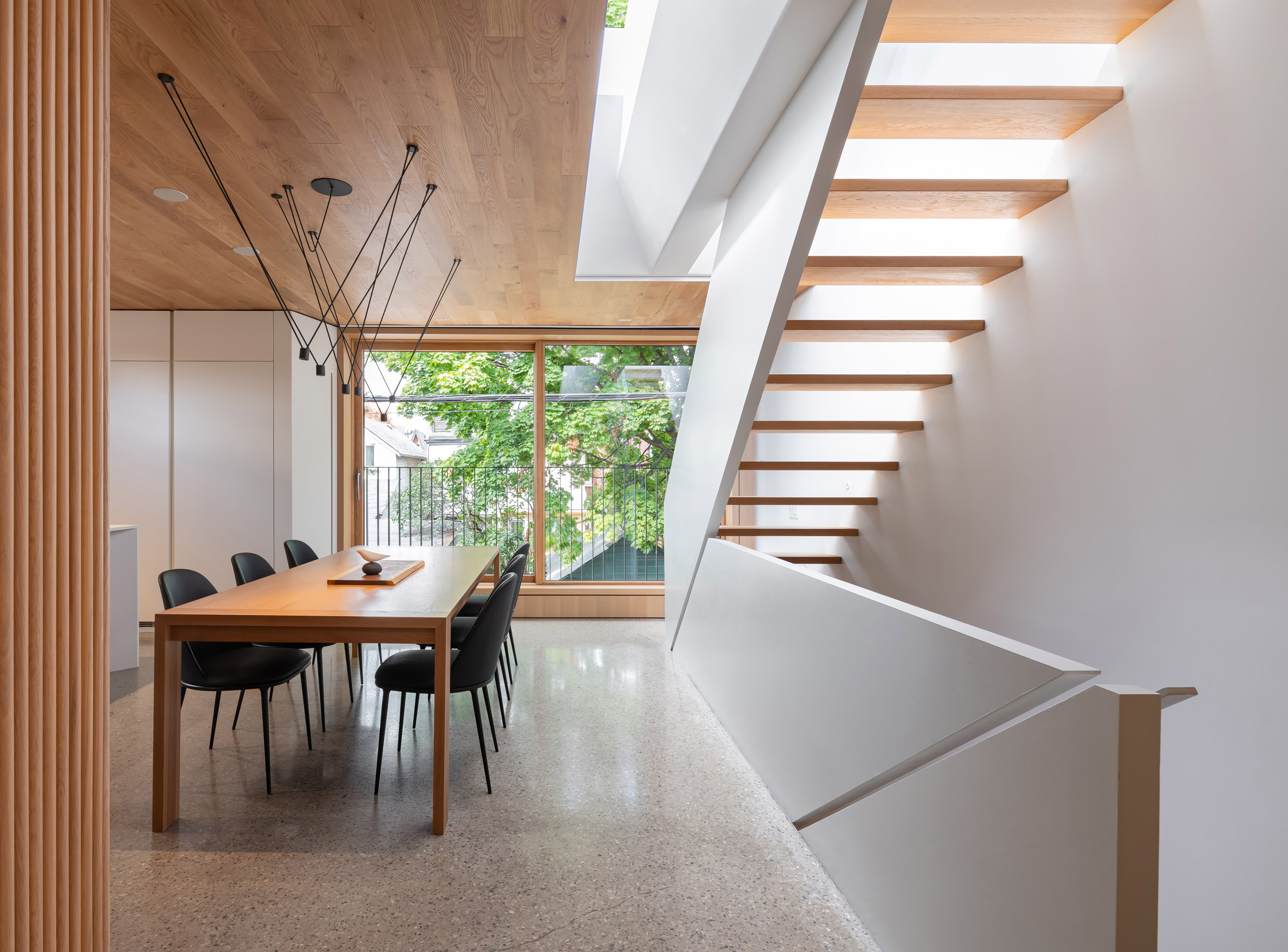 Staircase within The Garden Laneway House