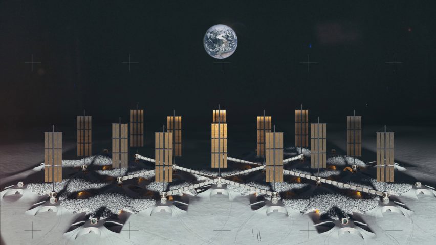 Moon base by Hassell