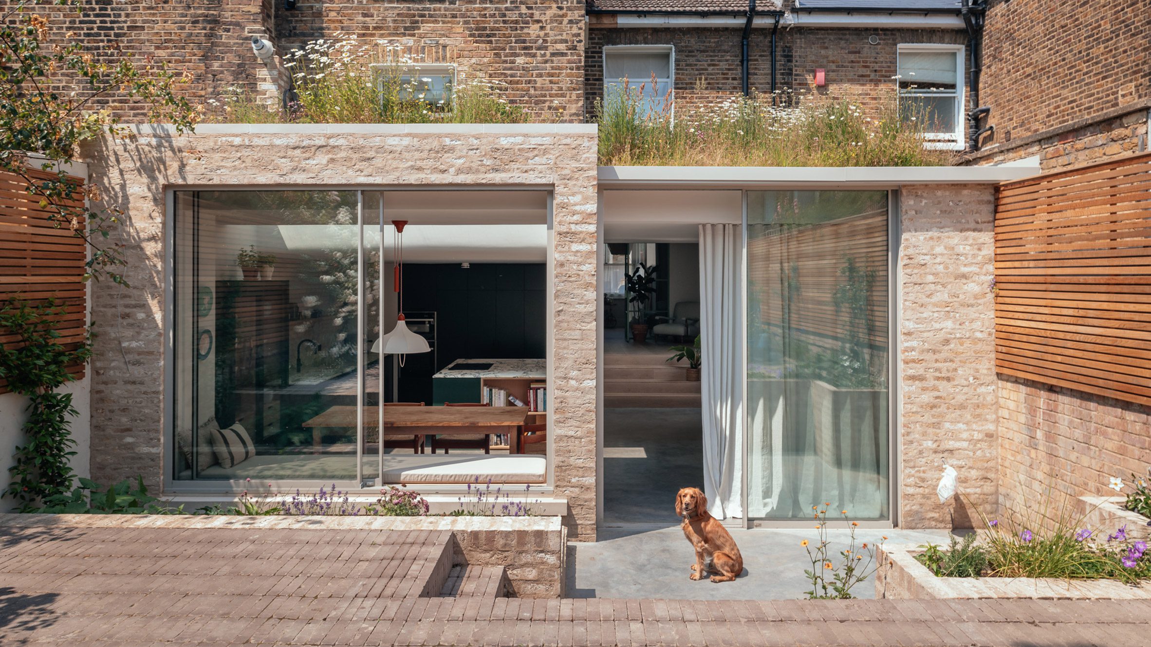 Oliver Leech Architects adds skylit extension to London home