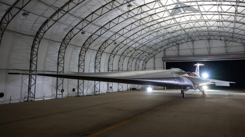 X-59 supersonic jet by NASA and Lockheed Martin