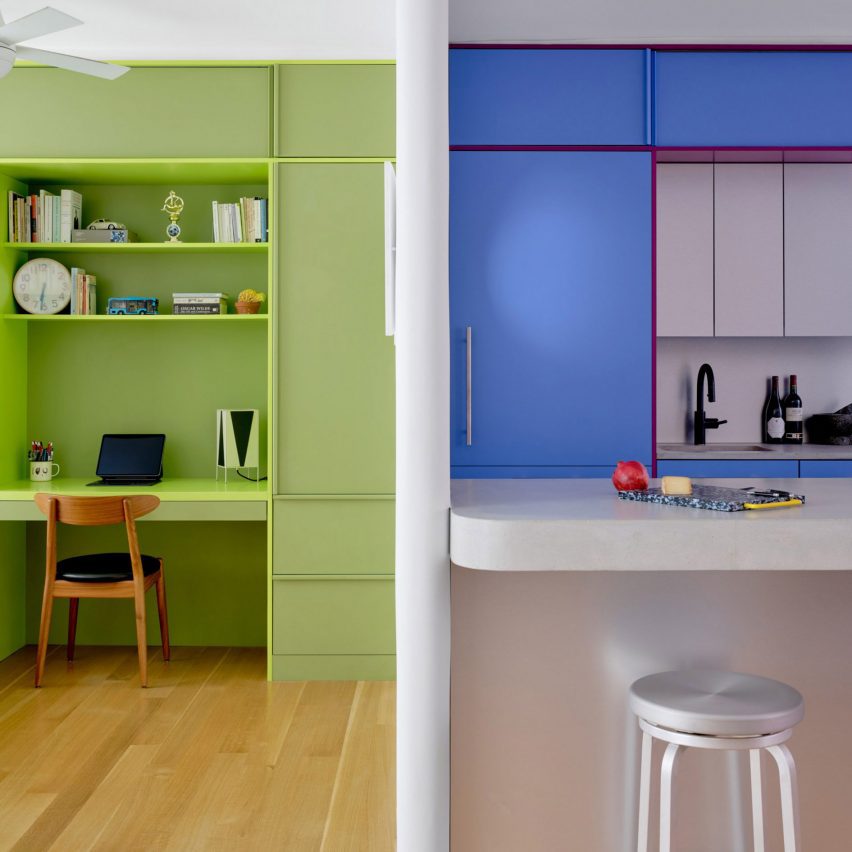 Ideas of Order Hudson Heights colorful apartment