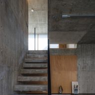 Check patterned house in Japan by IGArchitects