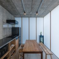 Check patterned house in Japan by IGArchitects