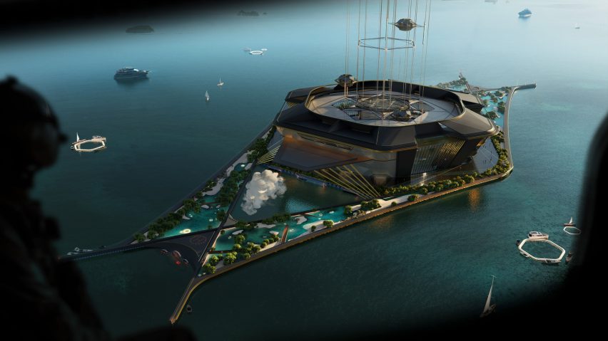Space port designed by Jordan William Hughes