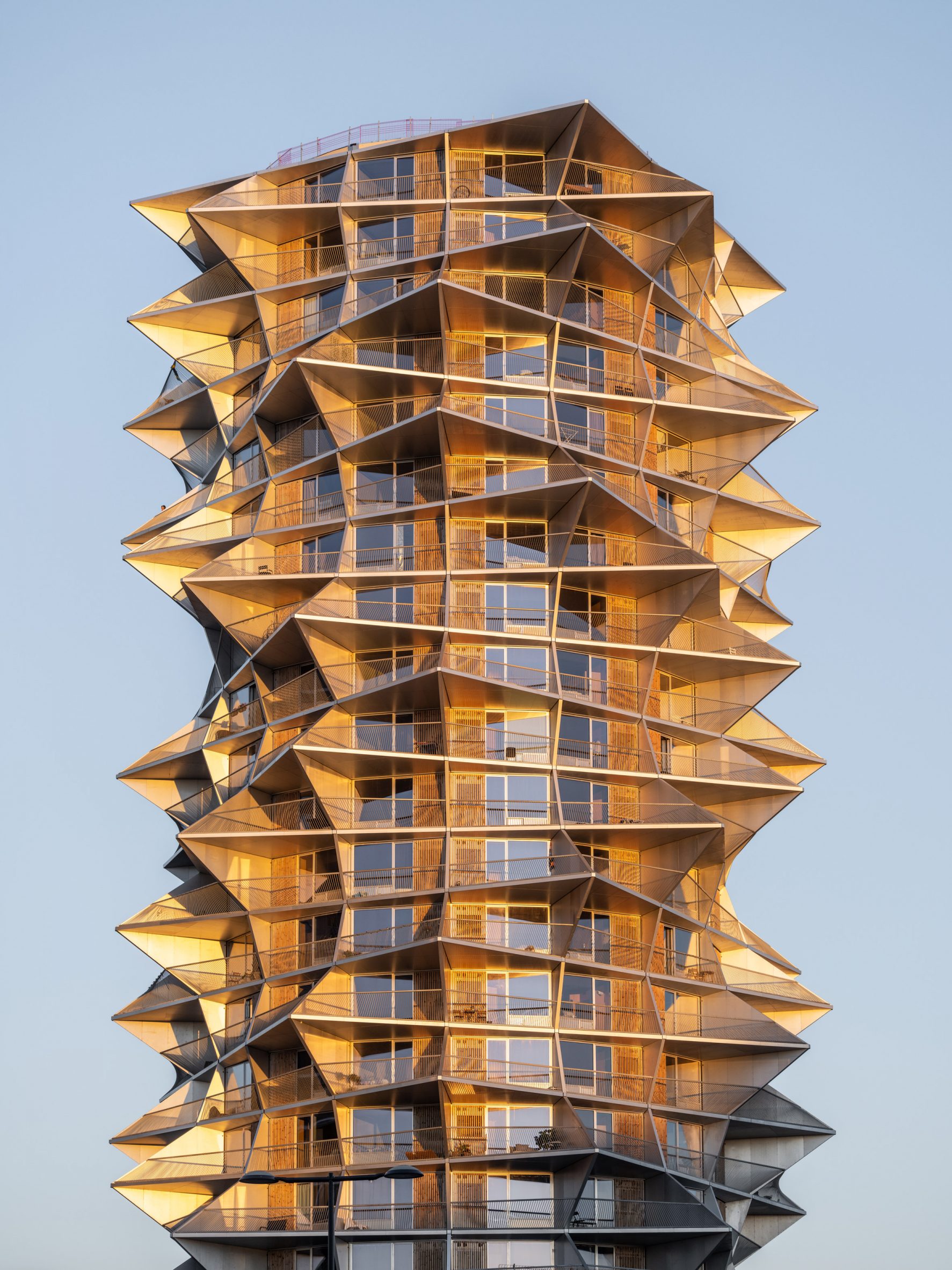Spikey-looking high-rise building in Copenhagen by BIG