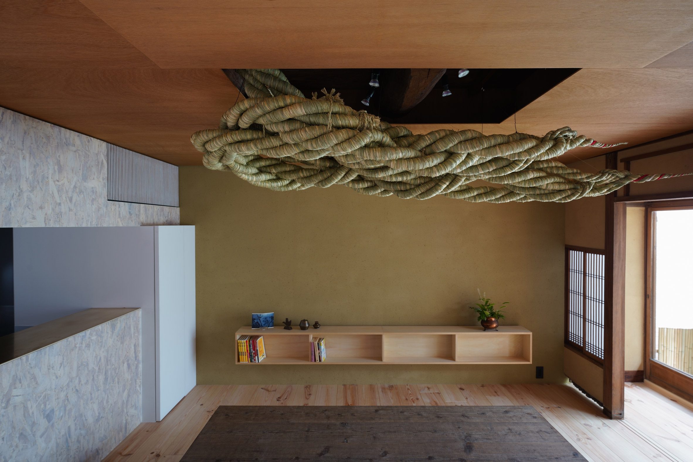Dining area of Kyoto soba restaurant by Td-Atelier and Endo Shorijo Design