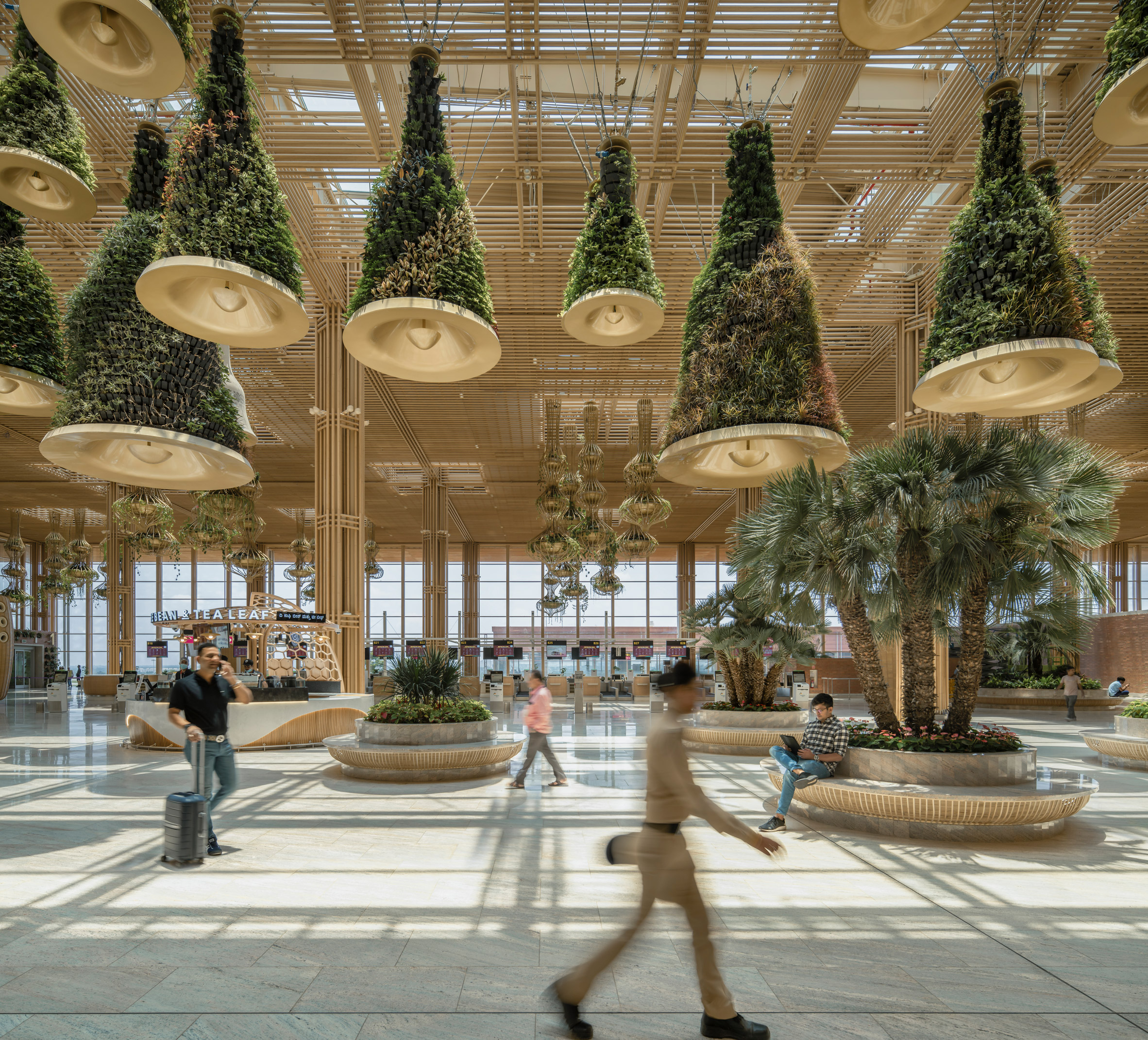 Terminal interior in India by SOM