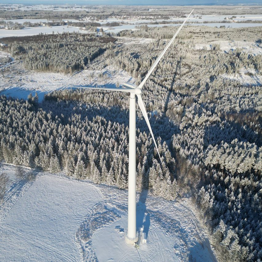 First full-height timber wind turbine opens in Sweden