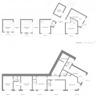 Floor plan of Ningshan Luzhai Cottages in Ankang City, China, by Kooo Architects
